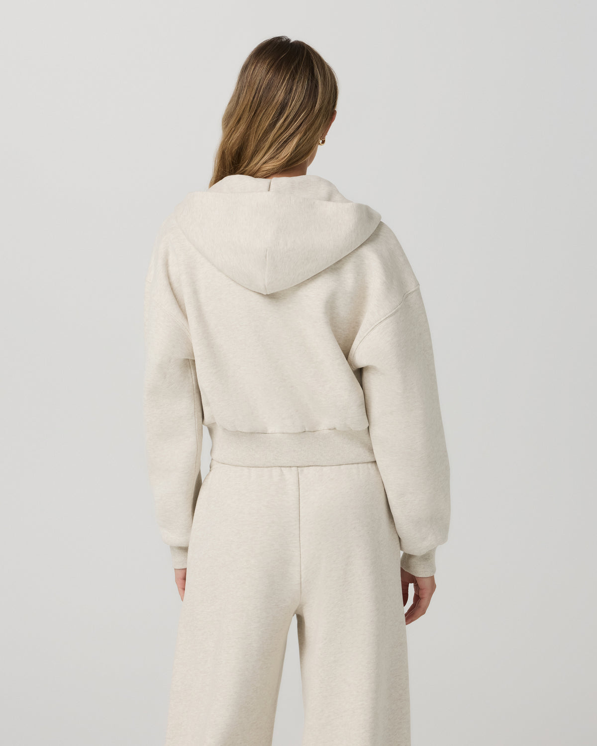 Restore Mini Full Zip Hoodie Bone Heather Jacket | Vuori sale - US 5775