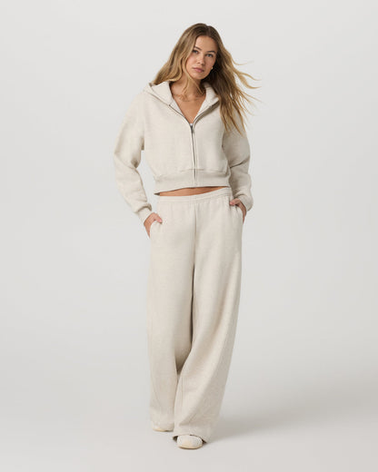 Restore Mini Full Zip Hoodie Bone Heather Jacket | Vuori sale - US 5775