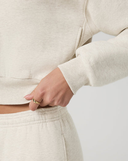 Restore Mini Full Zip Hoodie Bone Heather Jacket | Vuori sale - US 5775