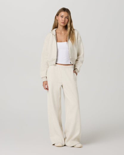 Restore Mini Full Zip Hoodie Bone Heather Jacket | Vuori sale - US 5775