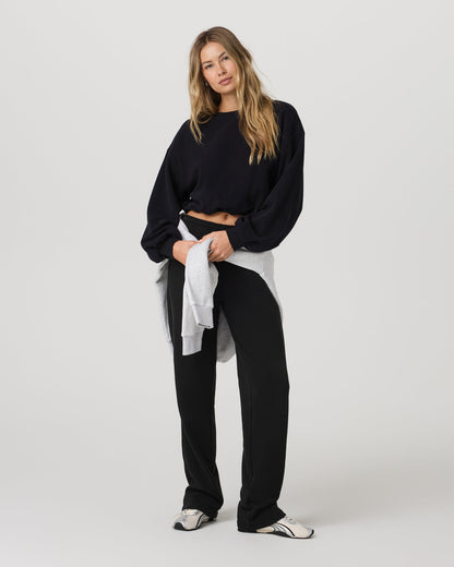 Sedona Bubble Crew Women's Black Pullover Crewneck | Vuori shop - US 4984