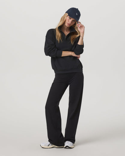 Granite Half Zip Black Heather Pullover Sweatshirt | Vuori sale - US 4171