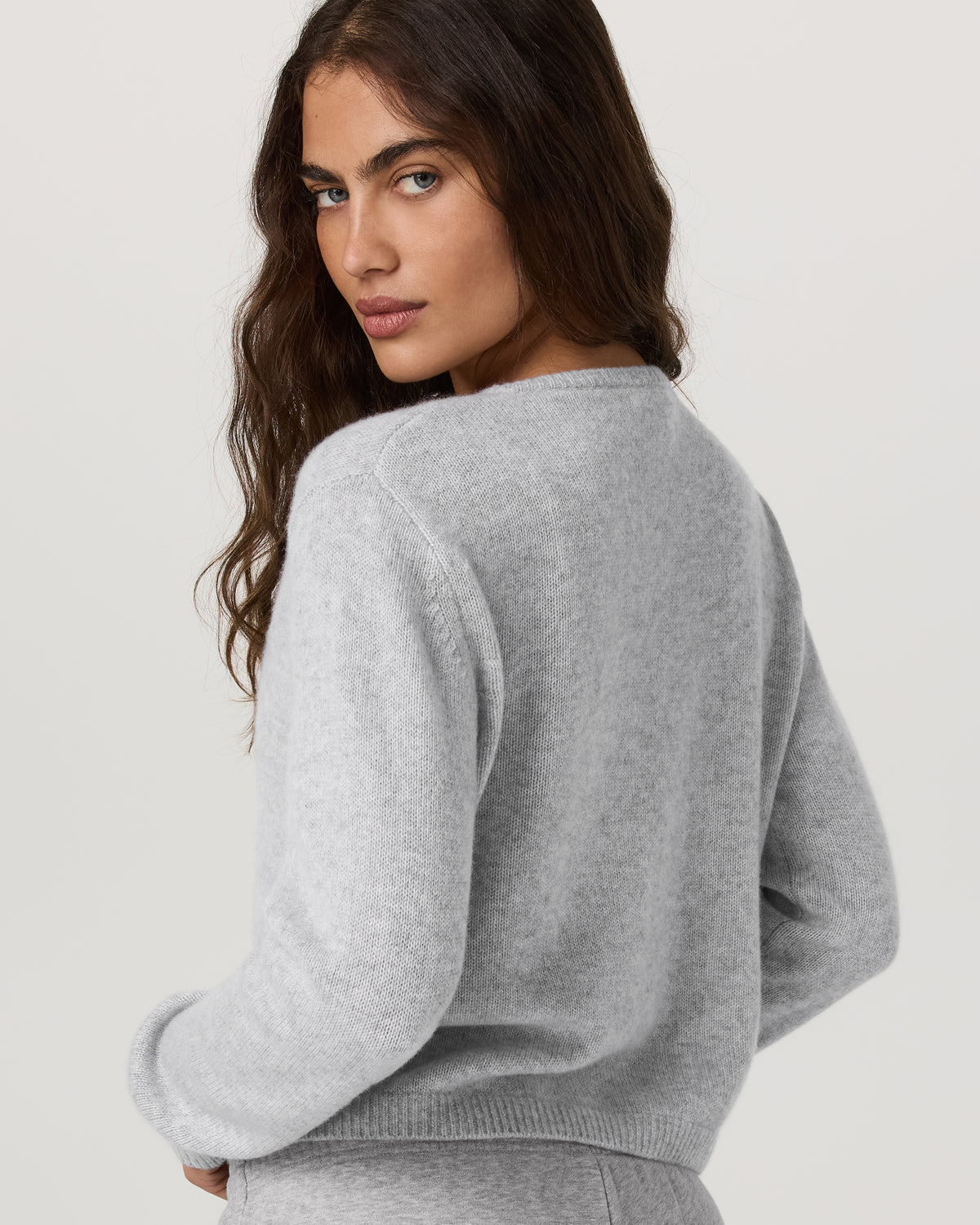 Émilie Cashmere Cardi Women's Pale Grey Heather | Vuori onsale - US 2214