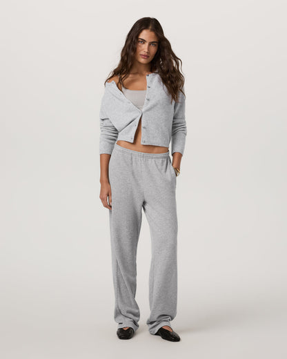 Émilie Cashmere Cardi Women's Pale Grey Heather | Vuori onsale - US 2214
