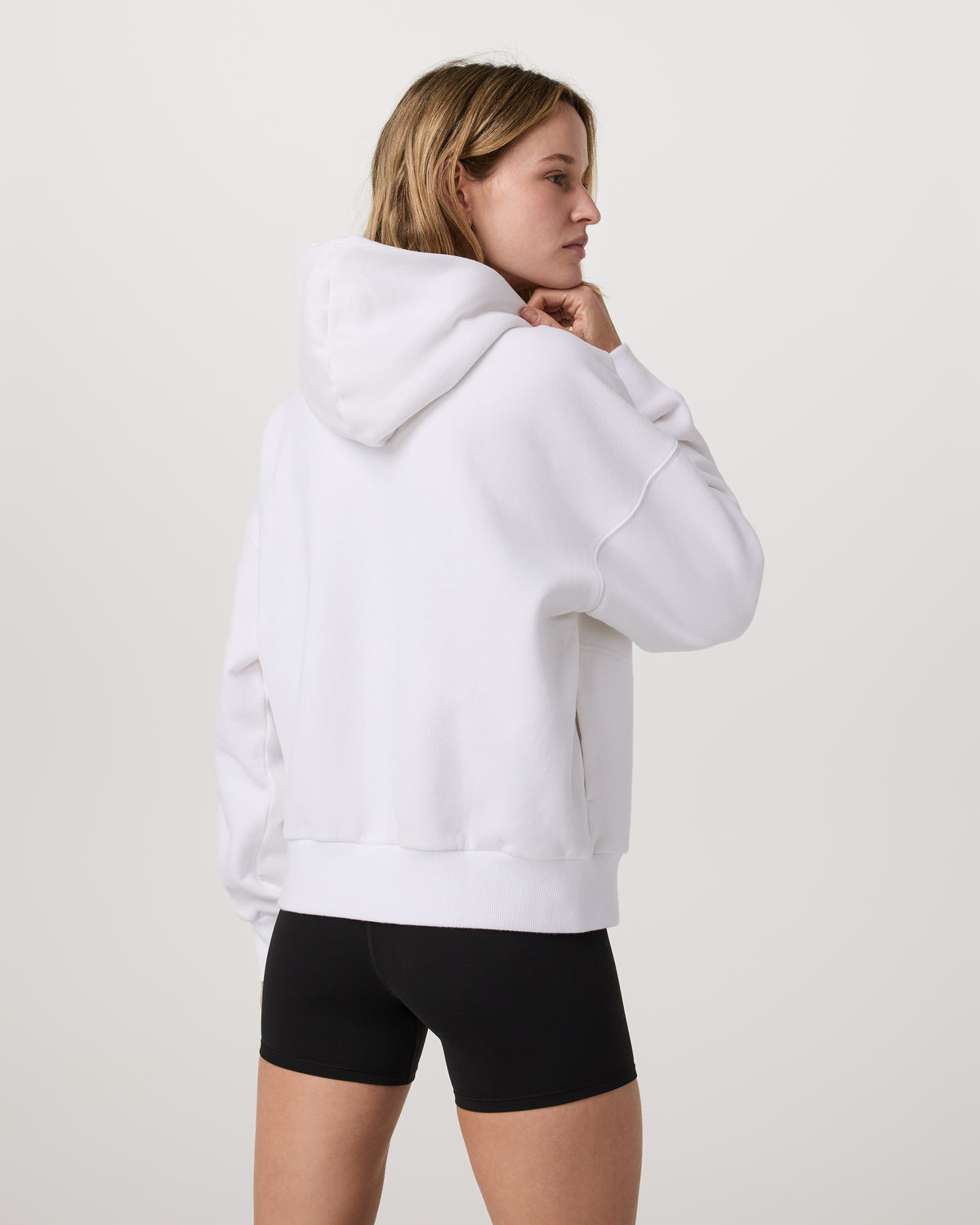 Restore Relaxed Half Zip Hoodie Women's White Pullover | Vuori online - US 7102