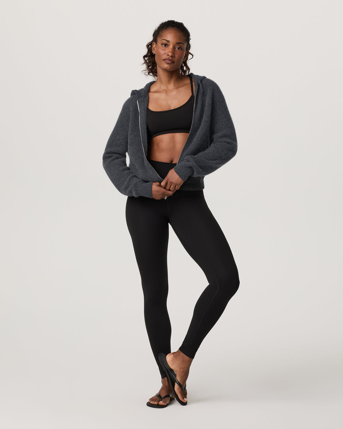 Émilie Cashmere Hoodie Women's Charcoal Heather | Vuori discount - US 9799