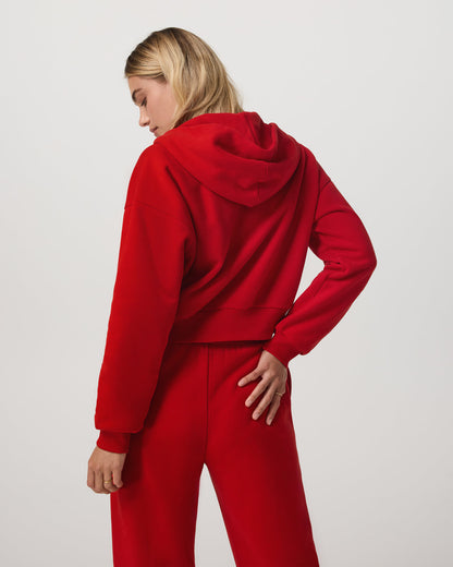 Restore Mini Full Zip Hoodie Women's Cherry Jacket | Vuori outlet - US 5700