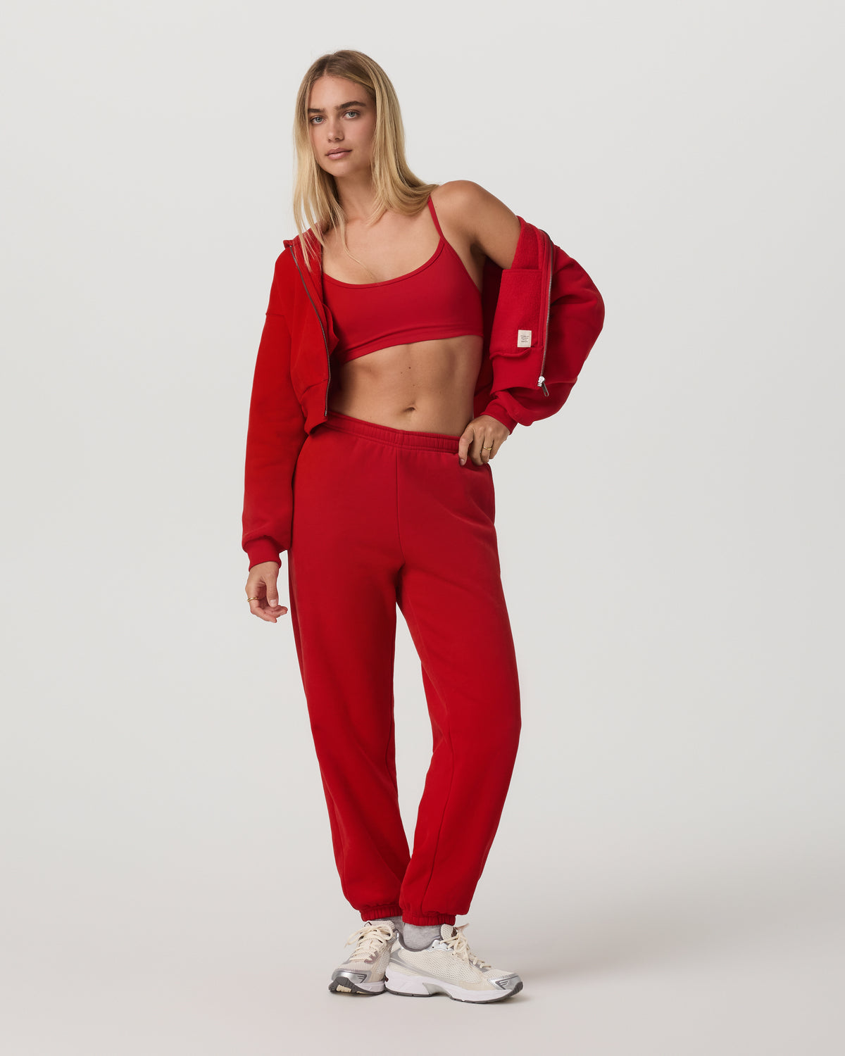 Restore Mini Full Zip Hoodie Women's Cherry Jacket | Vuori outlet - US 5700