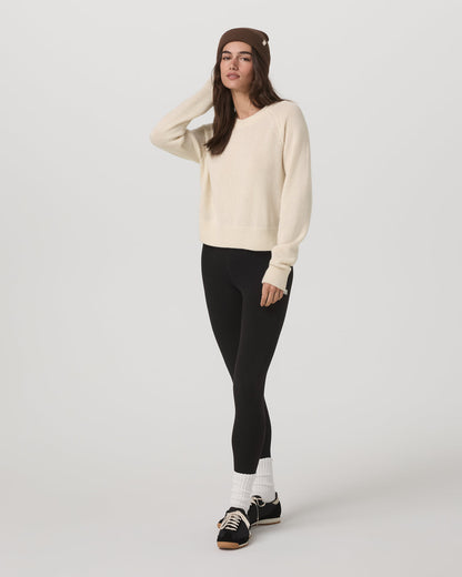 Émilie Cashmere Crew Women's Porcelain Pullover | Vuori onsale - US 4590