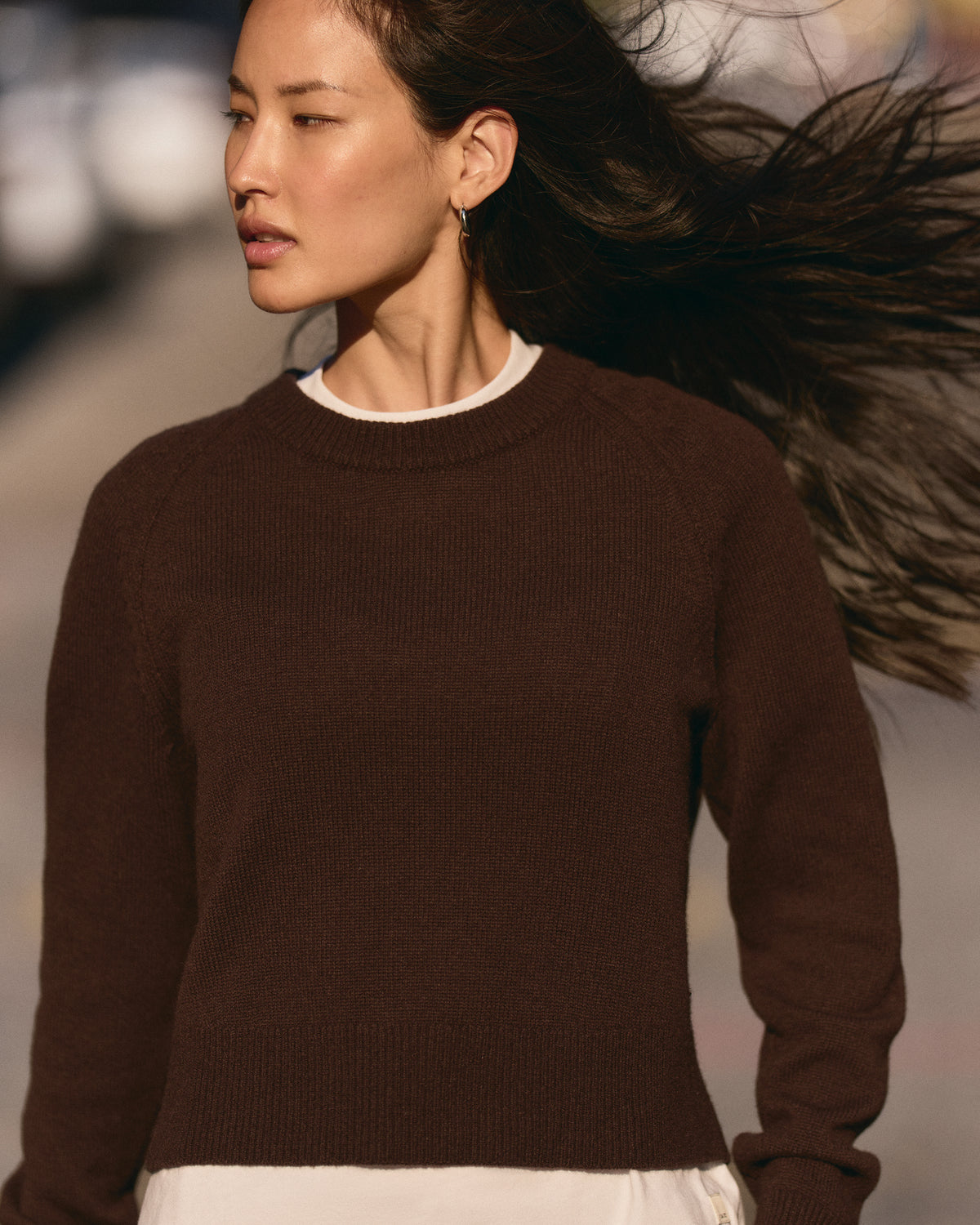 Émilie Cashmere Crew Women's Java Pullover | Vuori for sale - US 2893