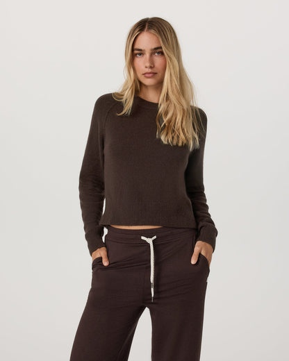 Émilie Cashmere Crew Women's Java Pullover | Vuori for sale - US 2893