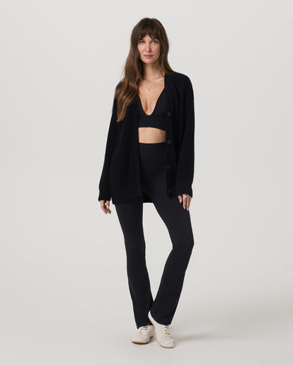 Alps Boyfriend Cardigan Women's Black Knit Sweater | Vuori online - US 3791