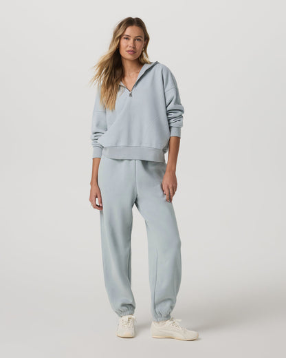 Restore Relaxed Half Zip Hoodie Blue Haze Jacket | Vuori onsale - US 9552