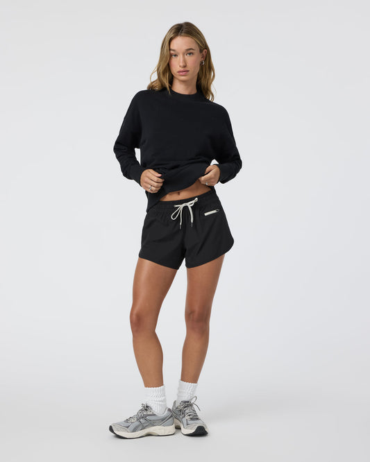 Sedona Weekender Crew Women's Black Pullover | Vuori online - US 2038