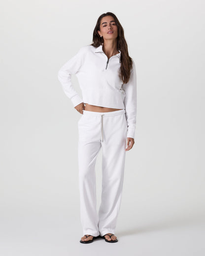 Sedona Cropped Half Zip White | Vuori shop - US 7174
