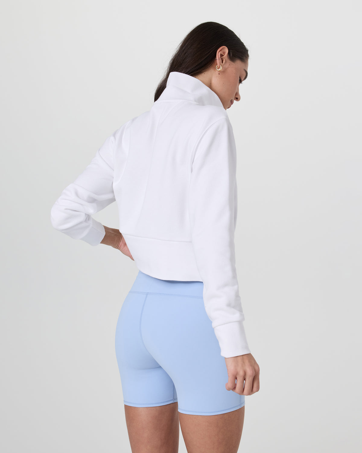 Sedona Cropped Half Zip White | Vuori shop - US 7174