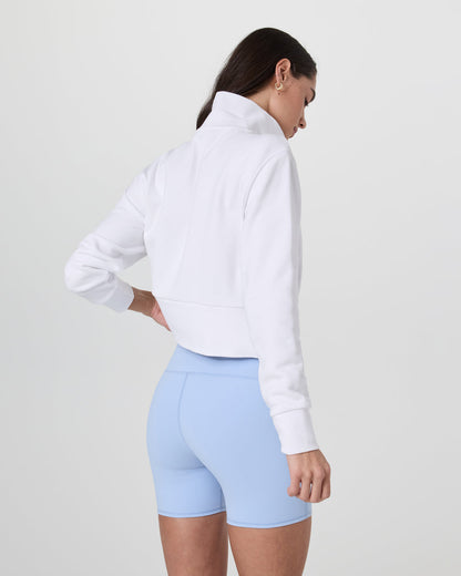 Sedona Cropped Half Zip White | Vuori shop - US 7174