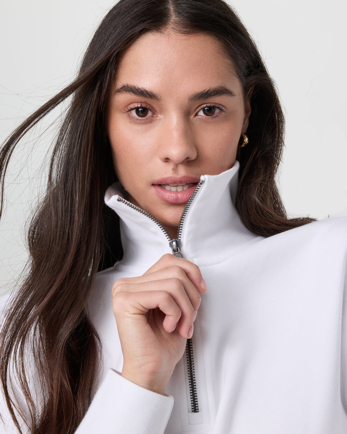 Sedona Cropped Half Zip White | Vuori shop - US 7174
