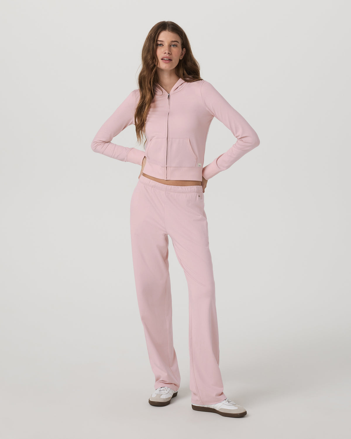 Halo Mini FZ Hoodie Women's Vintage Rose Hoodie | Vuori onsale - US 5816