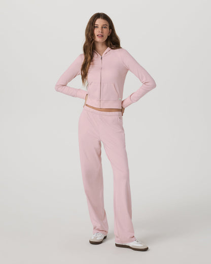 Halo Mini FZ Hoodie Women's Vintage Rose Hoodie | Vuori onsale - US 5816