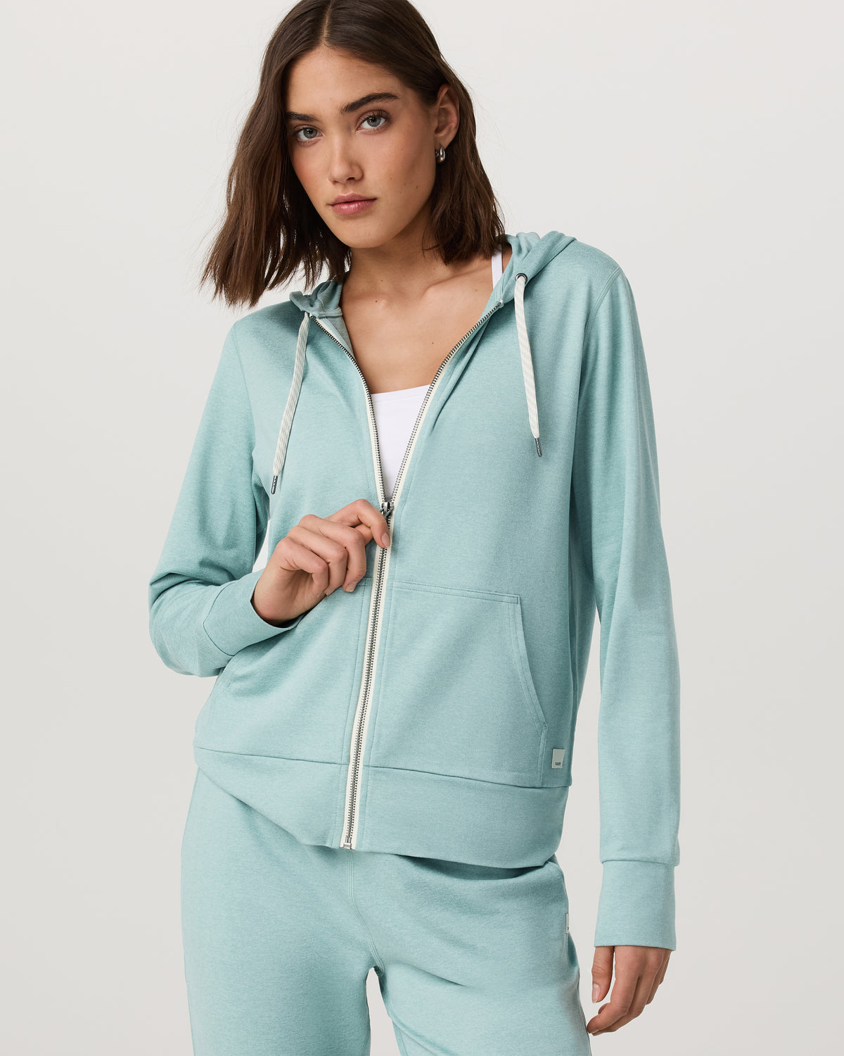 Halo Performance Hoodie 2.0 Sea Spray Heather | Vuori shop - US 2847