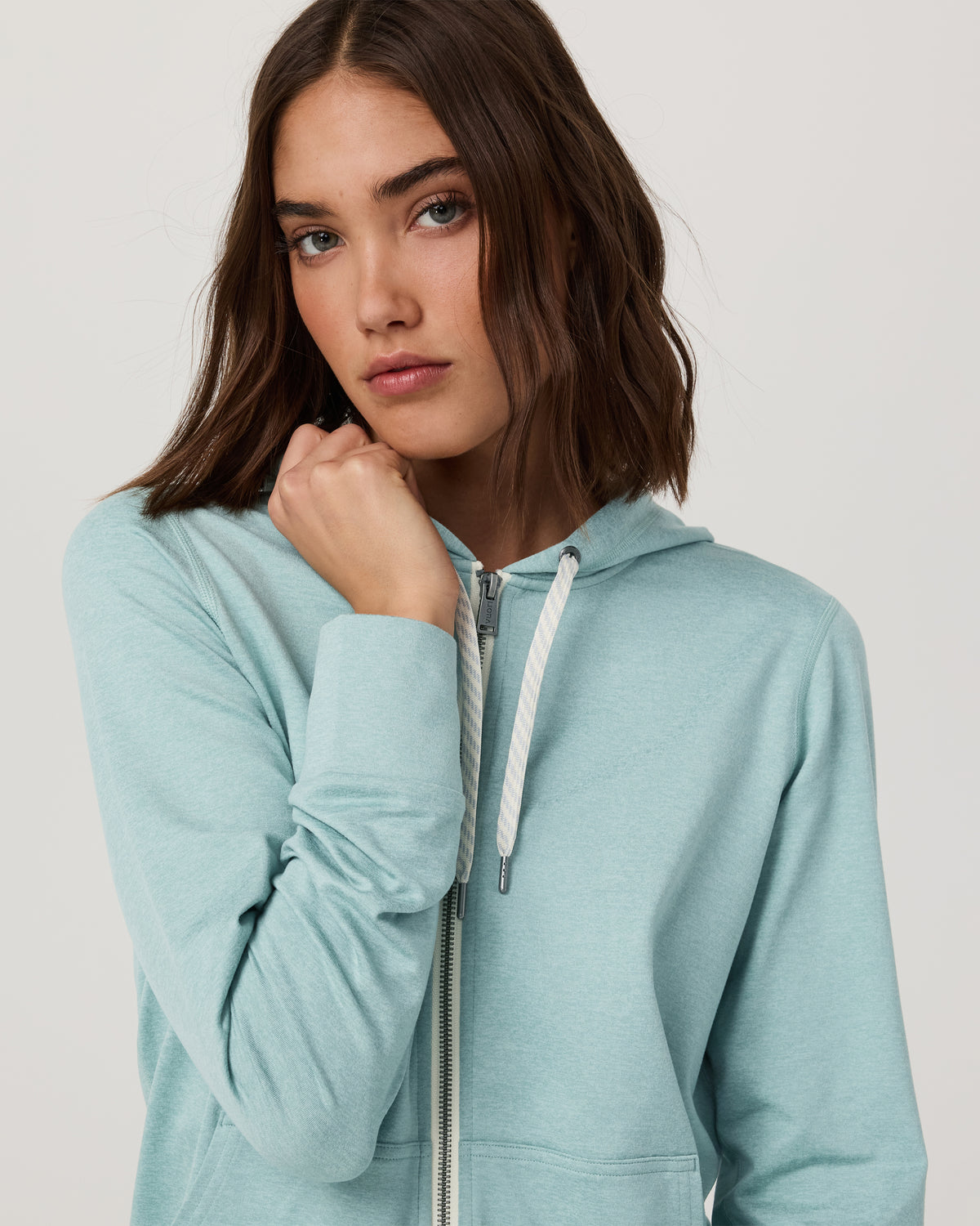 Halo Performance Hoodie 2.0 Sea Spray Heather | Vuori shop - US 2847