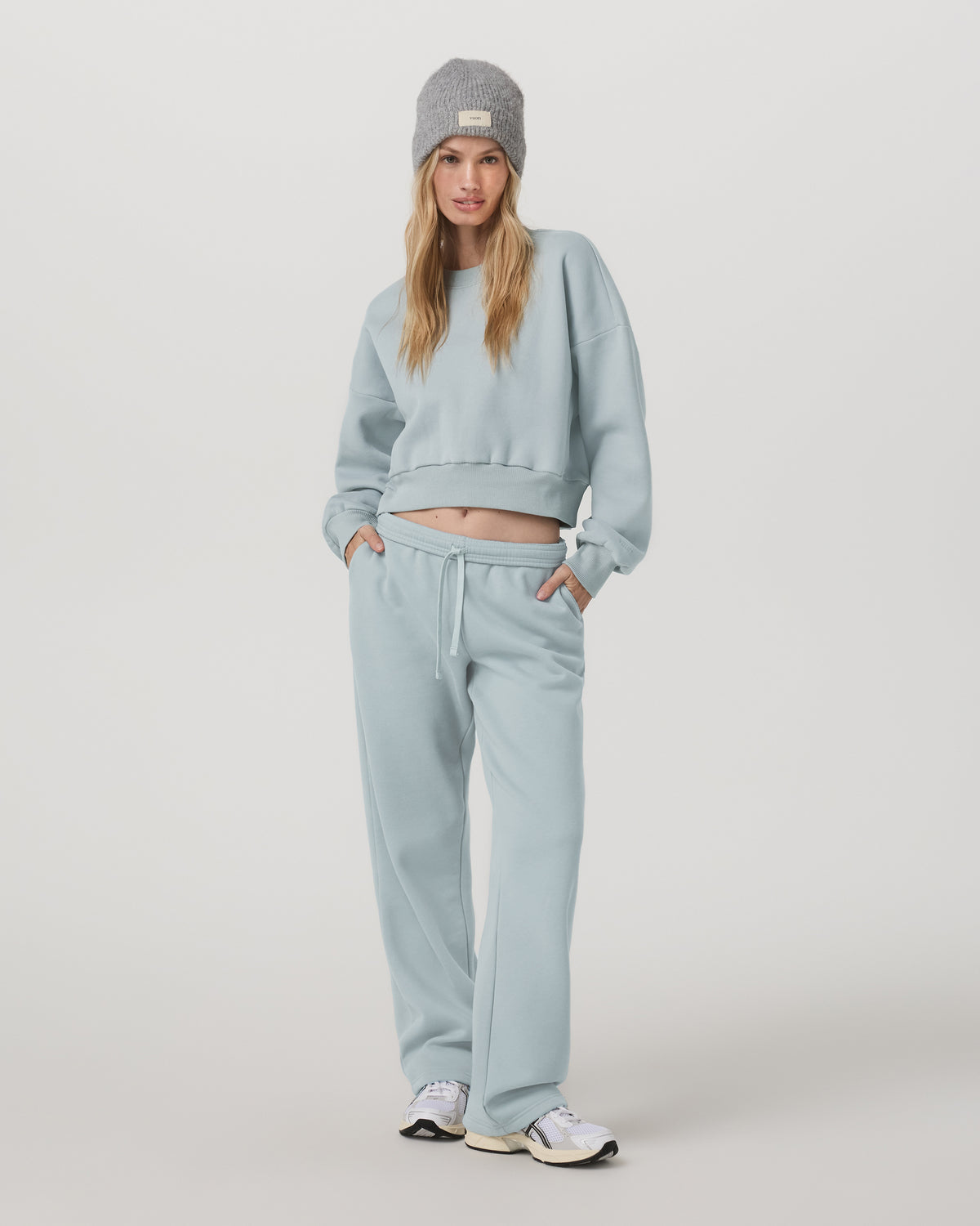 Restore Mini Crew Women's Blue Haze Crewneck | Vuori sale - US 7911