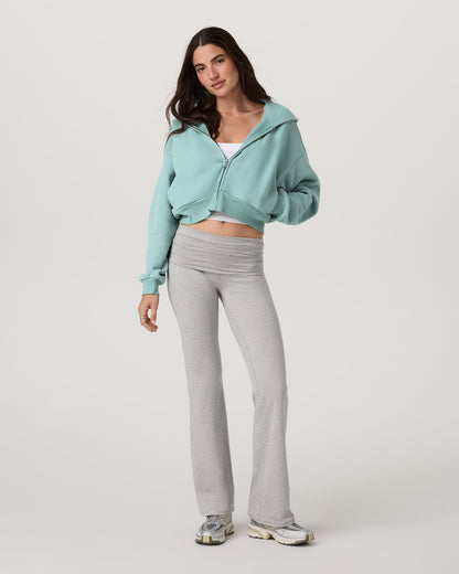 Restore Mini Full Zip Hoodie Women's Sea Spray Jacket | Vuori for sale - US 6527