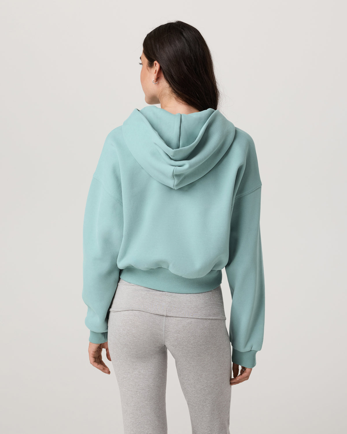 Restore Mini Full Zip Hoodie Women's Sea Spray Jacket | Vuori for sale - US 6527