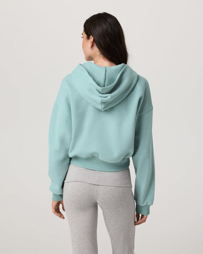 Restore Mini Full Zip Hoodie Women's Sea Spray Jacket | Vuori for sale - US 6527