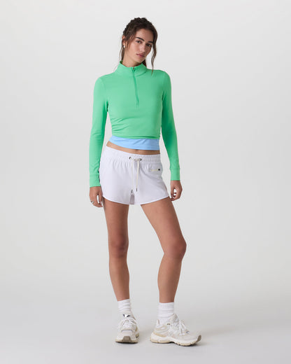 Studio Half Zip Women's Ligh Bergamot Workout Jacket | Vuori online - US 5618