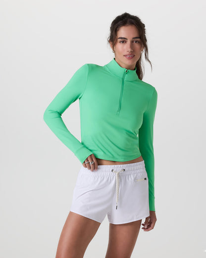 Studio Half Zip Women's Ligh Bergamot Workout Jacket | Vuori online - US 5618