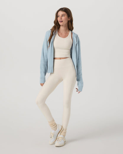 Émilie Cashmere Hoodie Women's Bluebell Zip | Vuori discount - US 6696