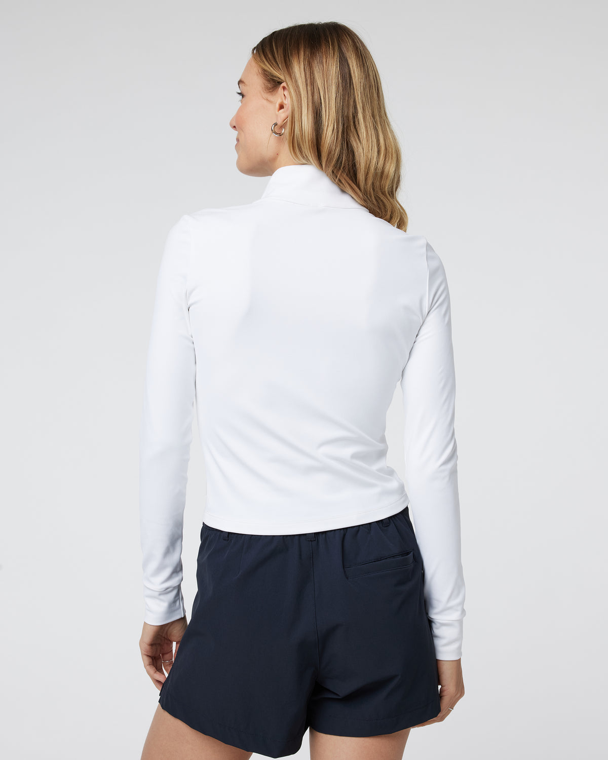 Studio Half Zip Women's White Athletic Pullover | Vuori shop - US 7058
