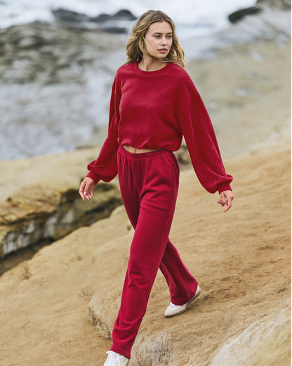 Sedona Bubble Crew Women's Strawberry Pullover Crewneck | Vuori outlet - US 1484