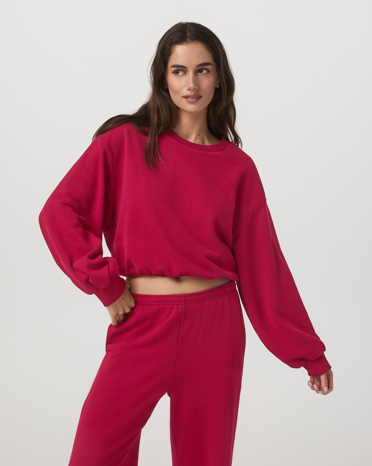 Sedona Bubble Crew Women's Strawberry Pullover Crewneck | Vuori outlet - US 1484