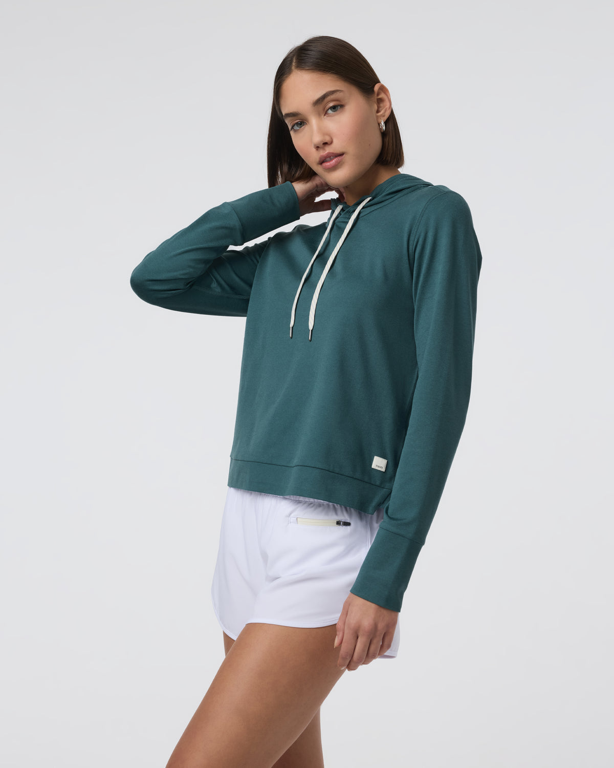 Halo Essential Hoodie Moss Heather Pullover | Vuori online - US 1563