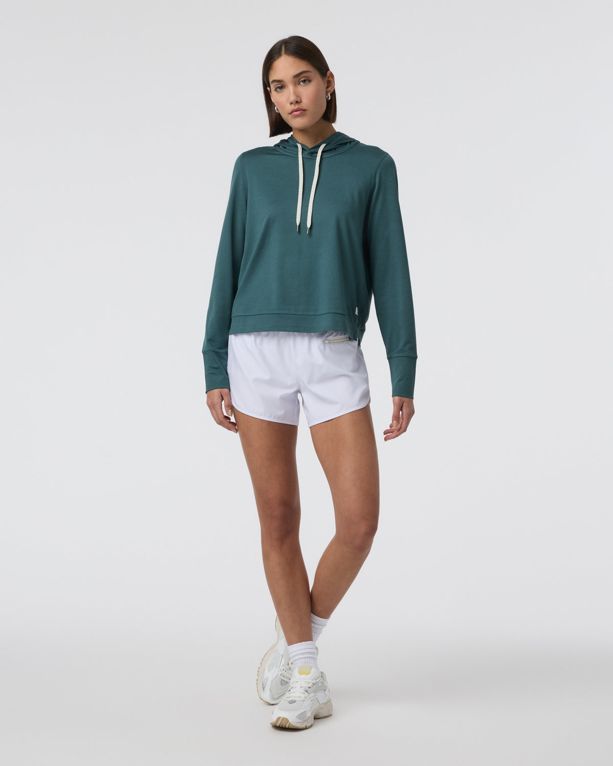 Halo Essential Hoodie Moss Heather Pullover | Vuori online - US 1563