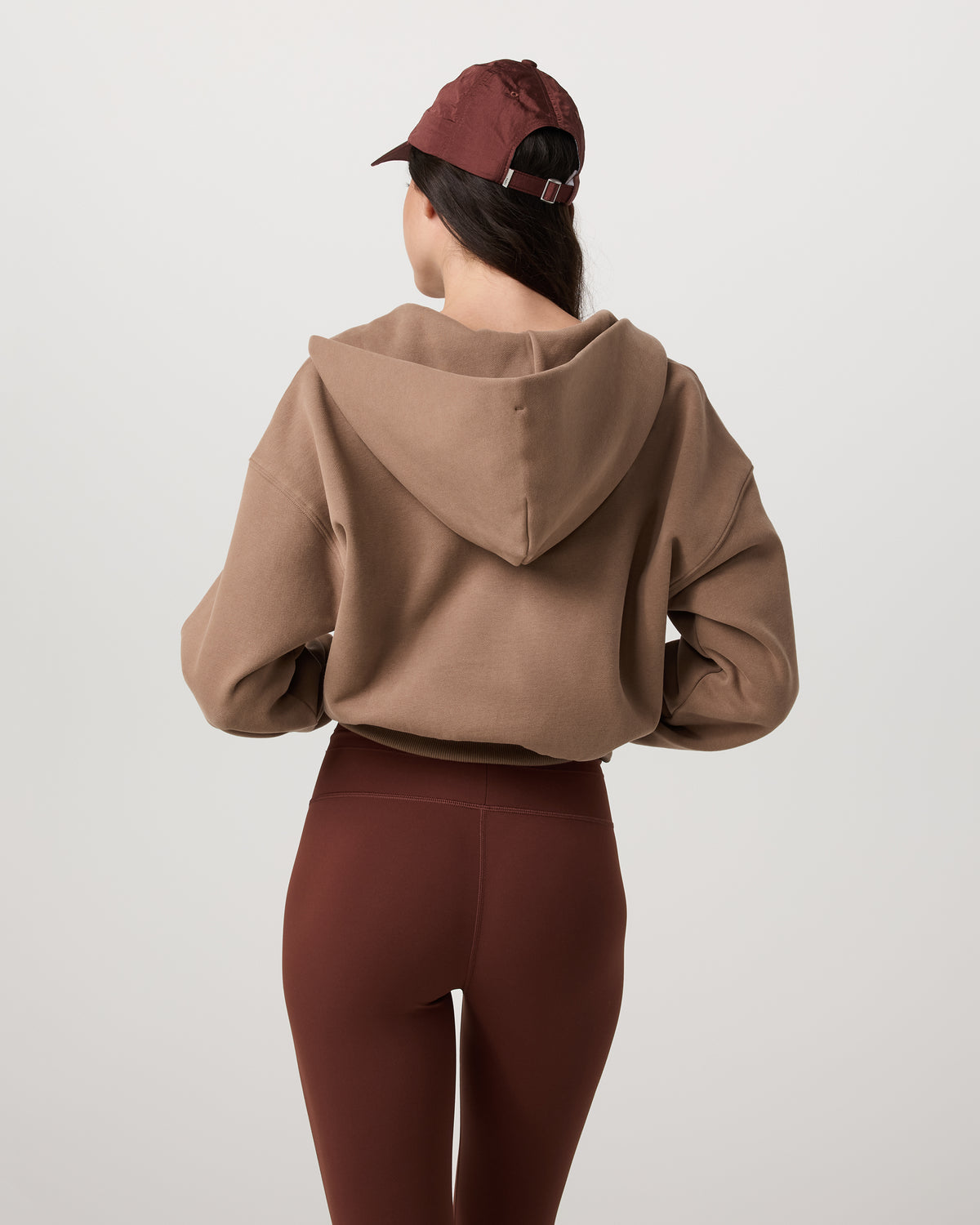Restore Mini Full Zip Hoodie Women's Nutmeg Jacket | Vuori discount - US 5772