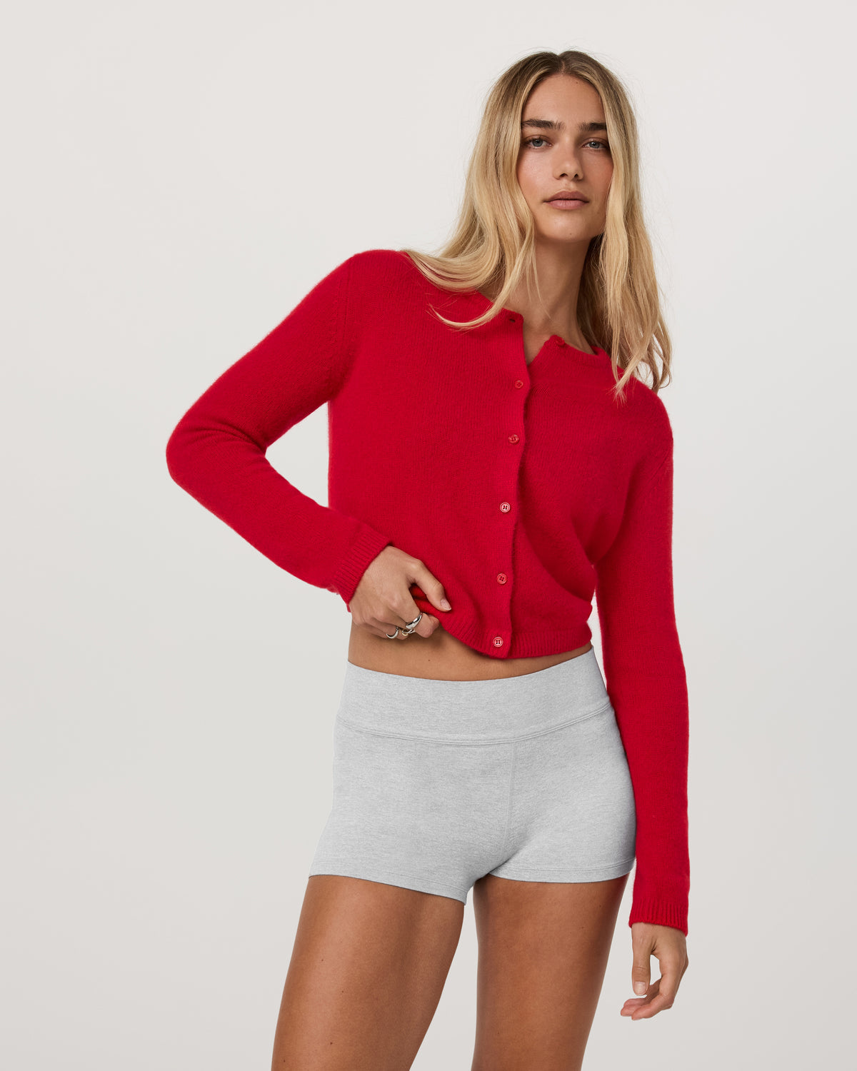 Émilie Cashmere Cardi Women's Cherry Cardi | Vuori outlet - US 4920