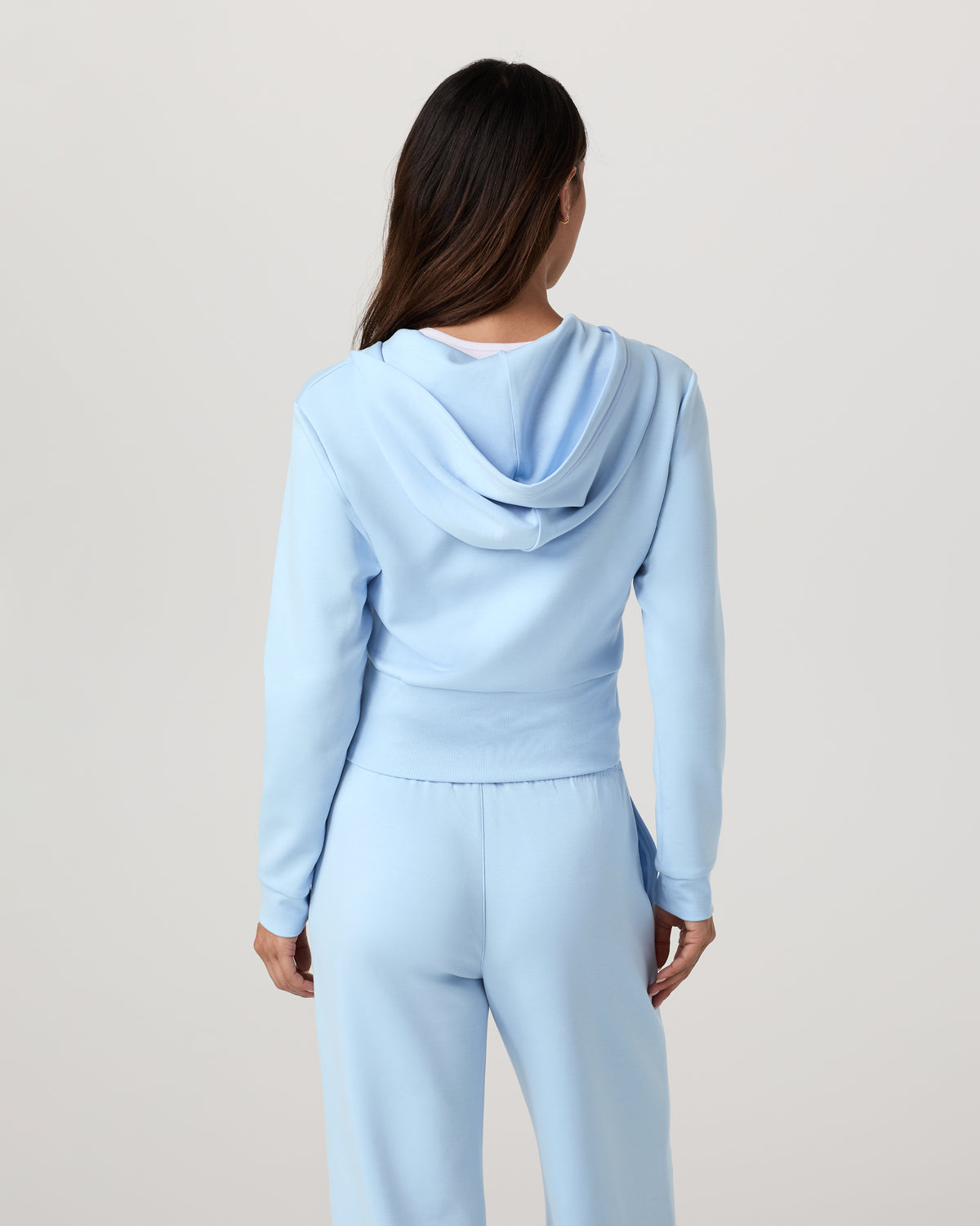 Compose Full Zip Hoodie Women's Crystal Blue Jacket | Vuori shop - US 9425