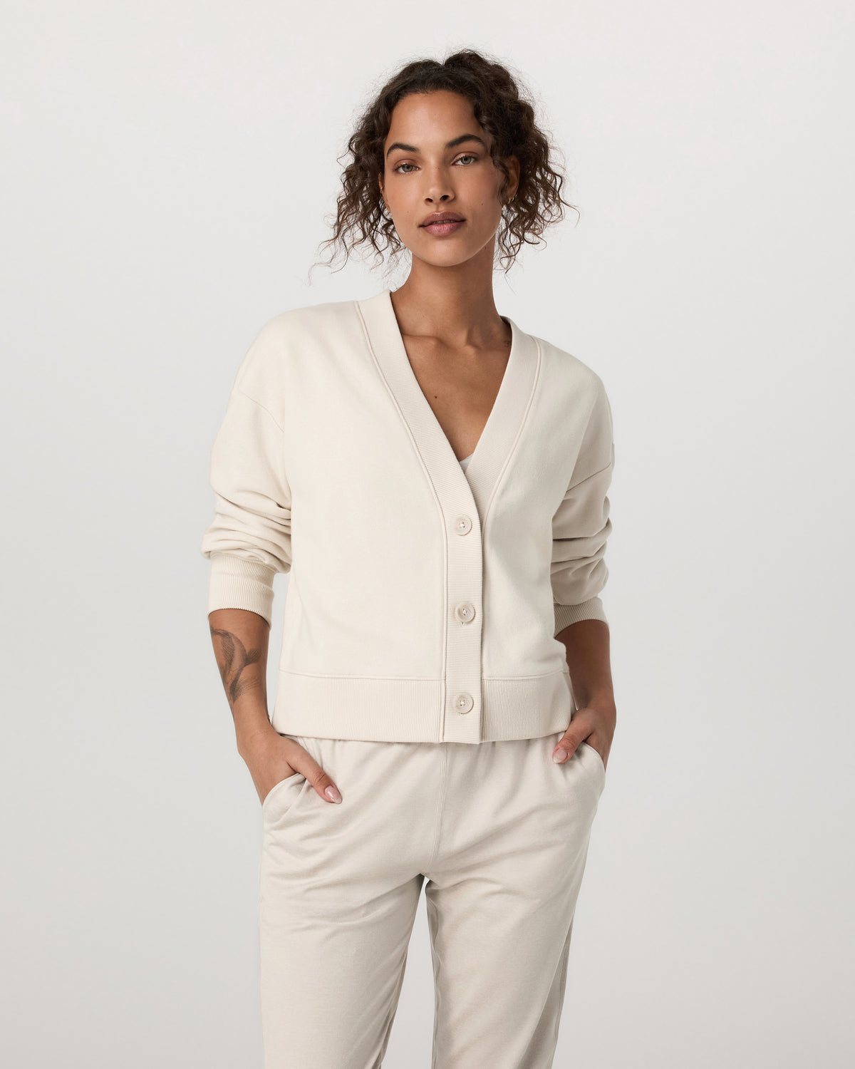 Sedona Cardigan Women's Bone Button-Down Sweater | Vuori sale - US 3596