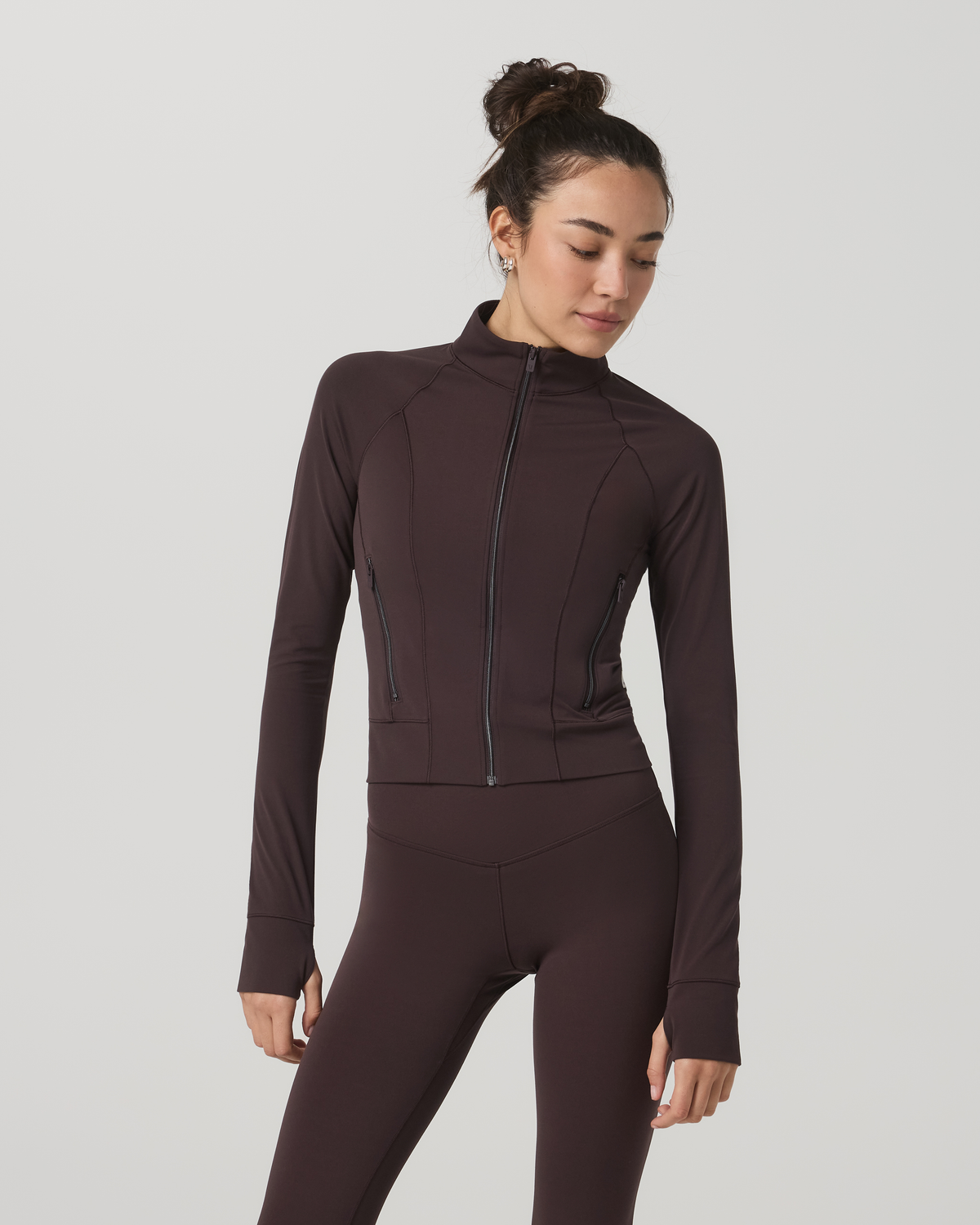 Vuori AllTheForm™ Fitness Jacket Women's French Roast Jacket | Vuori onsale - US 4278