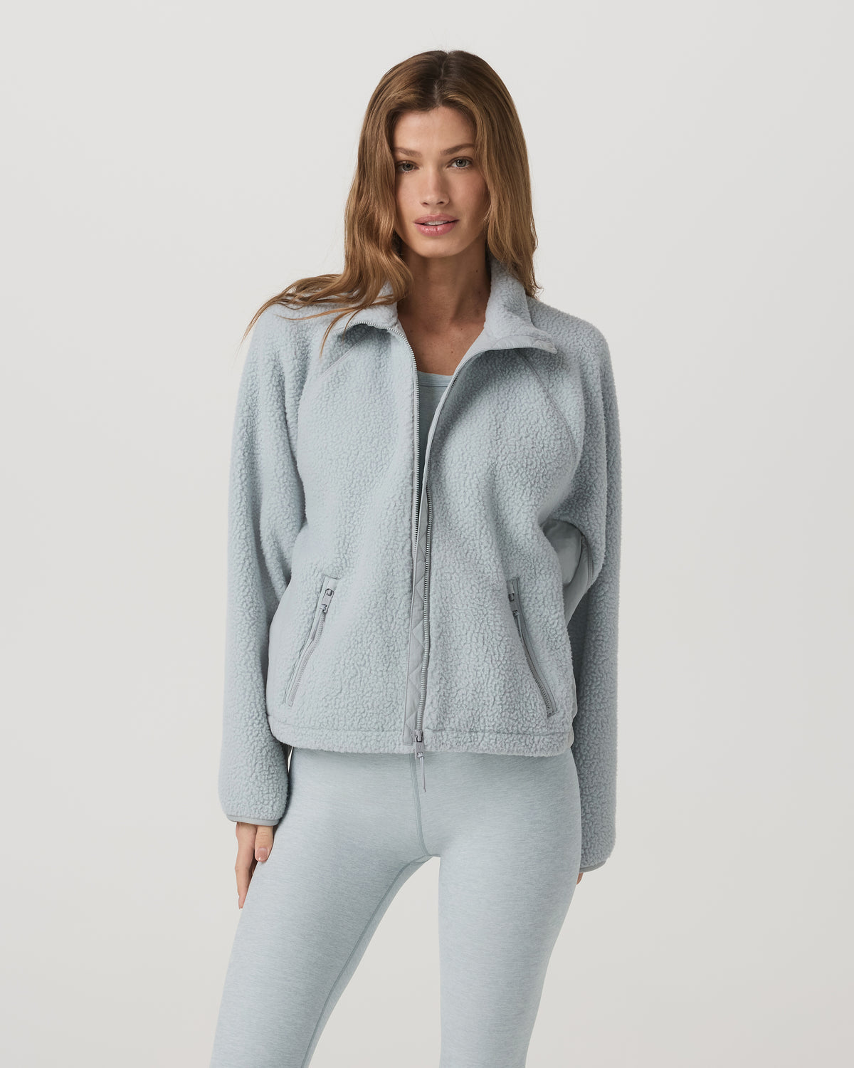 Alpine Jacket Women's Cozy Fleece Jacket in Blue Haze | Vuori online - US 2757