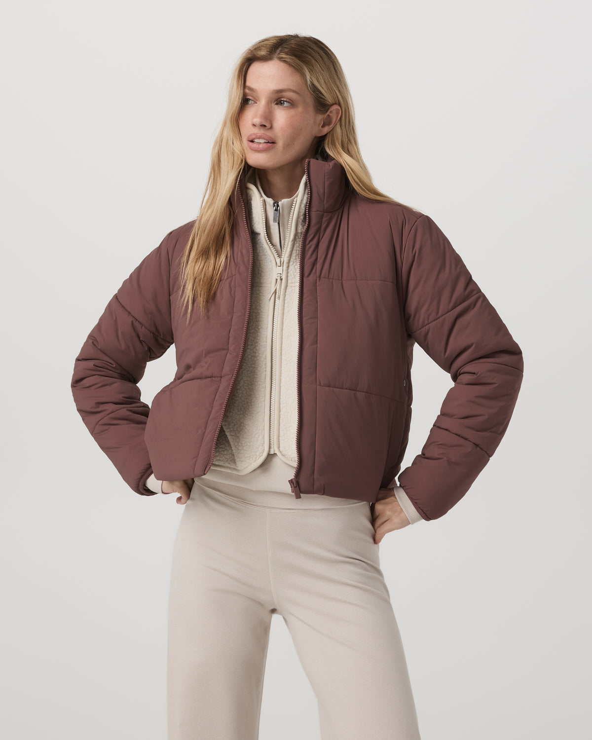 Canyon Insulated Venture Jacket Women's Sable Full-Zip | Vuori discount - US 4334