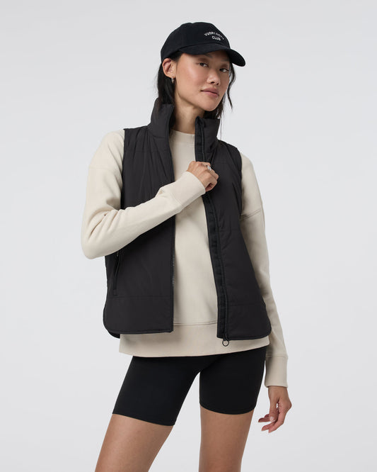 Canyon Insulated Vest Women's Black Vest | Vuori outlet - US 5553