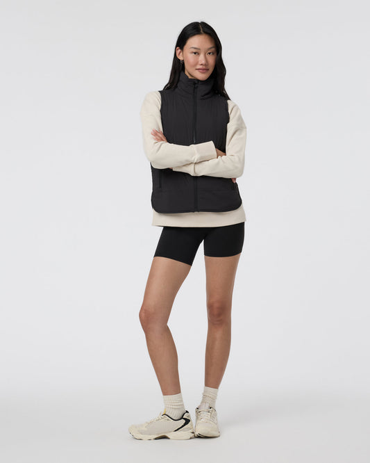 Canyon Insulated Vest Women's Black Vest | Vuori outlet - US 5553