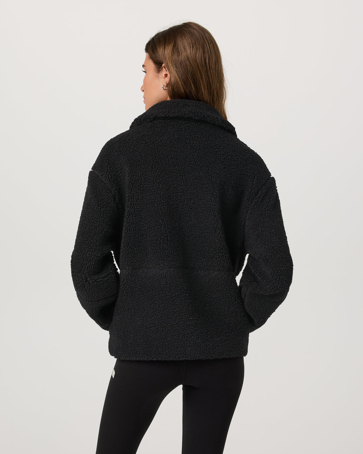 Lou Full Zip Jacket Women's Black Fleece Jacket | Vuori shop - US 1331