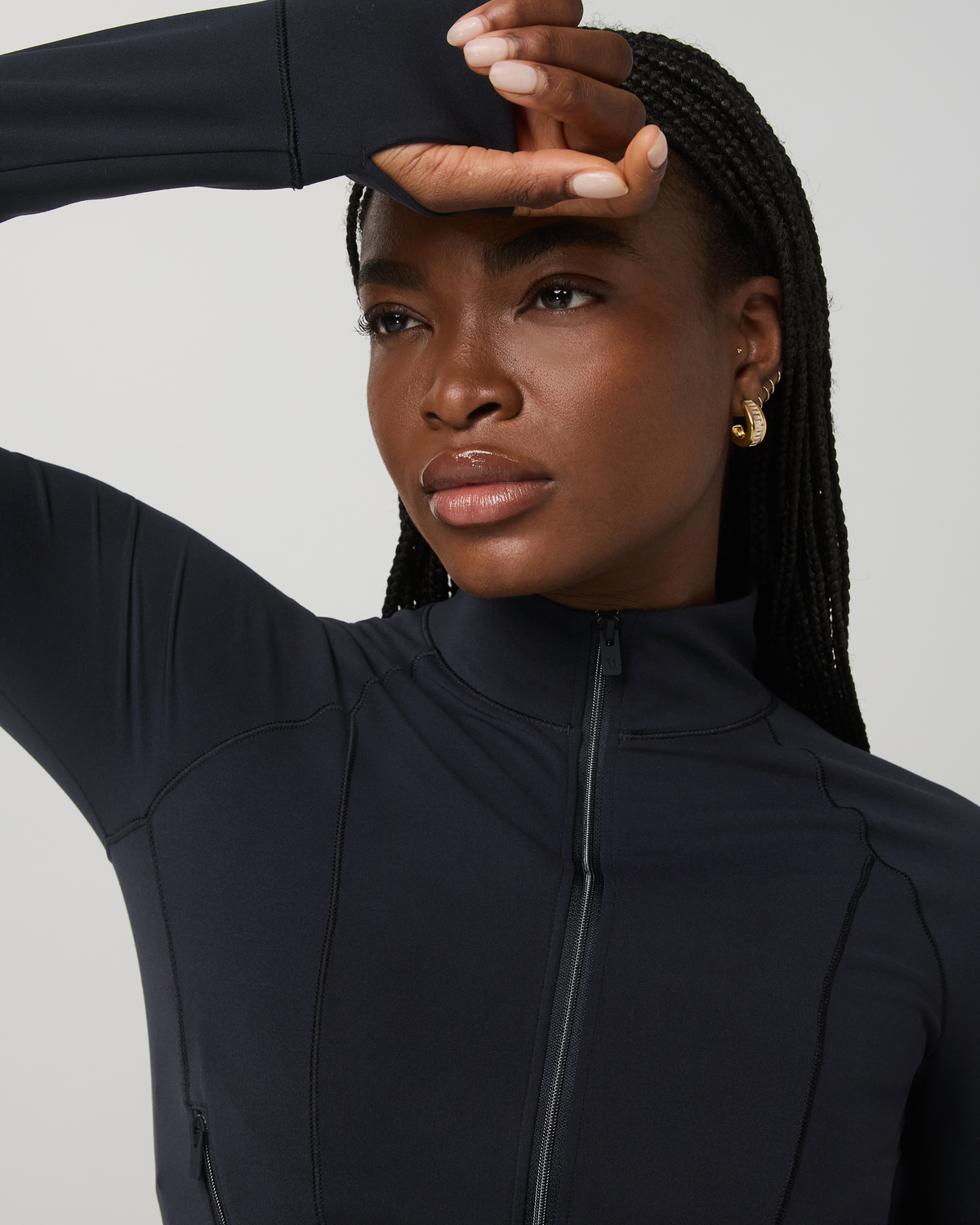 Vuori AllTheForm™ Fitness Jacket Women's Black Workout Jacket | Vuori discount - US 7308