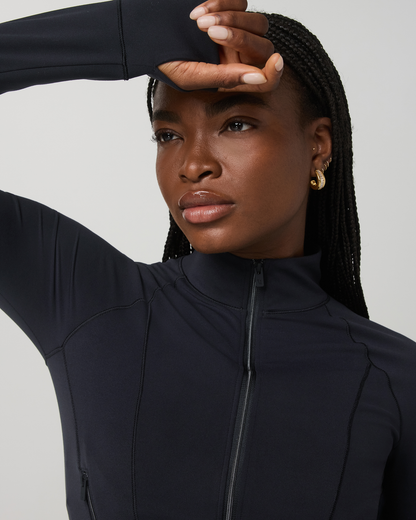 Vuori AllTheForm™ Fitness Jacket Women's Black Workout Jacket | Vuori discount - US 7308